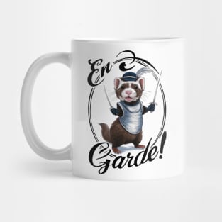 'En Garde! 'Funny Fencing Ferret Mug